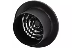 Rond ventilatierooster grill Ø100 mm antraciet - NGA100A