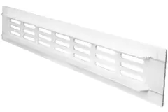 Plintrooster aluminium - wit L=300mm x H=40mm - RA430