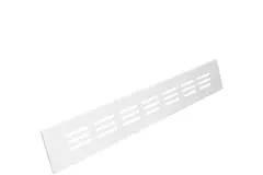 Plintrooster aluminium - wit L=300mm x H=40mm - RA430