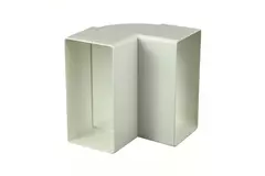 Rechthoekig kunststof verticale 90 ° bocht 110x55 - KLV