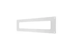 Rechthoekige kunststof muurflens 220X55mm - KF25