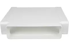 Rechthoekig kunststof T-stuk 220X55mm - KT25