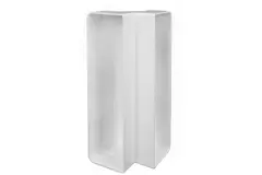 Rechthoekige kunststof verticale 90° bocht 220X55mm - KLV25-90