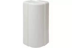 Rechthoekige kunststof verticale 90° bocht 220X55mm - KLV25-90
