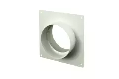 Ronde kunststof muurplaat diameter: 100mm AFS100