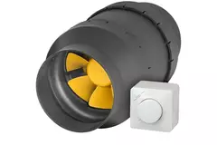 Ventilateur de gaines Ruck Etamaster avec moteur EC - 195 m³/h -Ø 100 mm + régulateur PWM