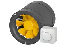 Ruck buisventilator Etamaster met EC motor - 220 m³/h -Ø 125 mm + PWM regelaar