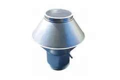 Capuchon déflecteur rond 100 mm (acier inoxydable / INOX)