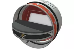 Brandklep rond 200 rook- en brandwerend (vlinderklep) SC60-COSMO-200