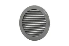 Schoepenrooster diameter: 100mm grijs - VR100P