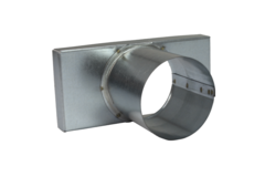 Deksel 220x80 mm met aansluiting diameter 80 mm tbv instortkanaal