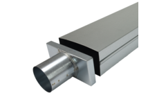 Deksel 220x80 mm met aansluiting diameter 80 mm tbv instortkanaal