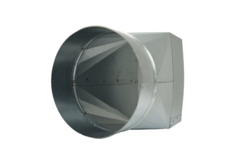 Verloopstuk 220x80 mm naar diameter 125 mm tbv instortkanaal