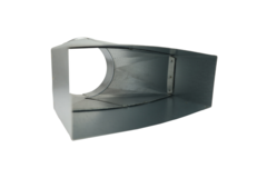 Verloopstuk 220x80 mm naar diameter 160 mm tbv instortkanaal