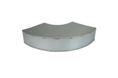 Bocht 90 graden 220x80 mm horizontaal tbv instortkanaal