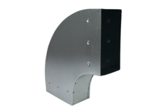 Bocht 90 graden 220x80 mm horizontaal tbv instortkanaal