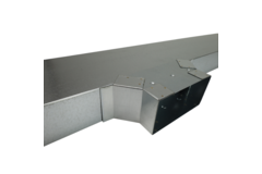 Zijaansluiting 220x80 mm voor rechthoekig instortkanaal
