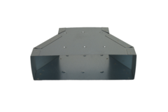 Verloopstuk 300 x 80 mm naar 220 x 80 mm tbv instortkanaal