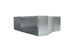 Verloopstuk 300 x 80 mm naar 220 x 80 mm tbv instortkanaal