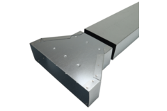 Verloopstuk 300 x 80 mm naar 220 x 80 mm tbv instortkanaal