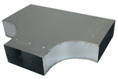 T-stuk 90 graden 300x80 - 300x80 tbv instortkanaal