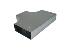 T-stuk 90 graden 300x80 - 300x80 tbv instortkanaal