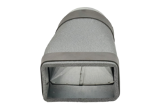 Thermoduct verloopstuk 170x80 naar diameter 125 mm tbv instortkanaal