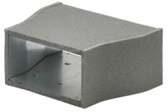 Thermoduct verloopstuk 300x80 naar 170x80 tbv instortkanaal