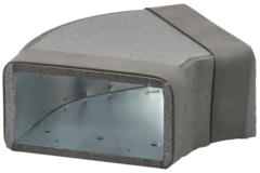 Thermoduct bocht 45 graden 170x80 horizontaal tbv instortkanaal