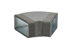 Thermoduct bocht 45 graden 170x80 horizontaal tbv instortkanaal