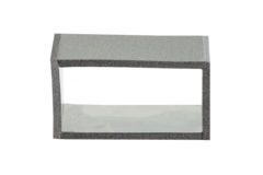 Thermoduct koppelstuk, 220x80 mm, L=100 mm