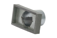 Couvercle isolé raccordement 80 / 220mm x 80 mm