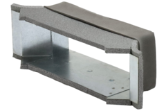 Thermoduct zijaansluiting 220x80 mm voor rechthoekig instortkanaal