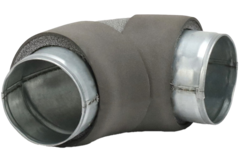Thermoduct bocht diameter 80 mm 90 graden (niet safe)