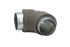 Thermoduct bocht diameter 80 mm 90 graden (niet safe)