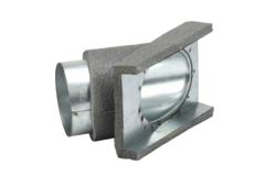 Thermoduct 45 graden aftak stuk 80 mm