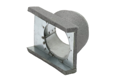 Thermoduct 45 graden aftak stuk 80 mm