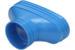 Wavin Ventiza verloop PVC ovaal 195x80 mm naar 80 mm M/M