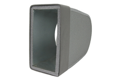 Thermoduct lepe hoekstuk 170mm x 80mm naar Ø 125mm