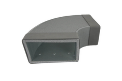 Thermoduct instortbocht 90 graden 300x80 mm horizontaal