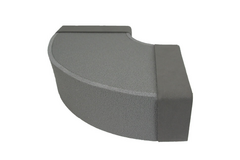 Thermoduct instortbocht 90 graden 300x80 mm horizontaal