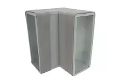 Thermoduct bocht 90 graden 170x80 verticaal tbv instortkanaal