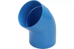Wavin Ventiza bocht 45 graden PVC rond met diameter 160 mm M/S