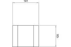Wavin Ventiza m-overschuifmof PVC rond 125 mm SN4