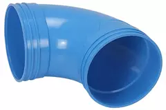 Wavin Ventiza bocht 90 graden PVC rond 125 mm M/M