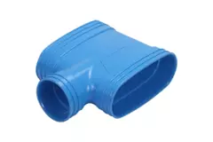 Wavin Ventiza T-stuk PVC ovaal 195x80 mm M/M/M