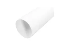 Buis wit diameter 125mm - lengte 1 meter RAL 9010