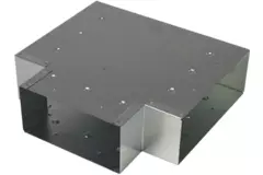 T-stuk (haaks) 90 graden 170x80 mm - 170x80 mm tbv instortkanaal