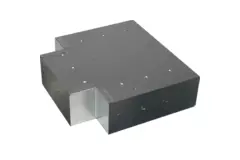 T-stuk (haaks) 90 graden 170x80 mm - 170x80 mm tbv instortkanaal