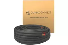 ClimaConnect Duo geisoleerde koelleiding 1/4-3/8 rol 20 meter